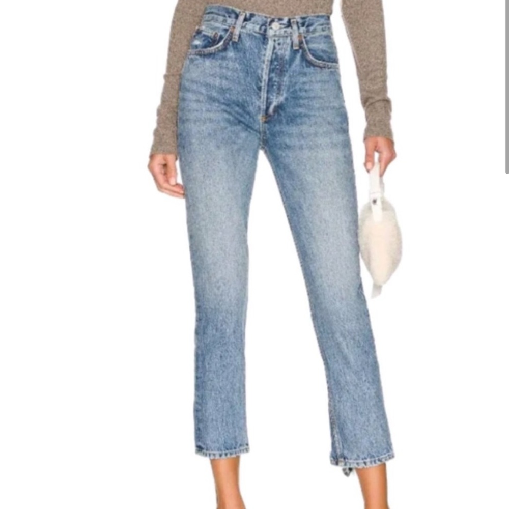 AGOLDE Riley High Rise Straight Crop Jeans. Size 26. New with tags!